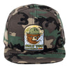 Puffy the Bear Camo Fitted Hat