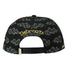 Dabroots Clouds Allover Black Snapback Hat