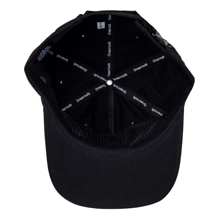 Gorra negra con cremallera trasera Touch of Class