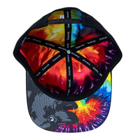 GPaw Tie Dye Black Snapback Hat