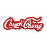 Cheech and Chong Red Script Pin
