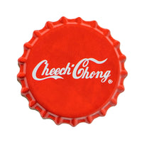 Cheech and Chong Red Bottlecap Pin