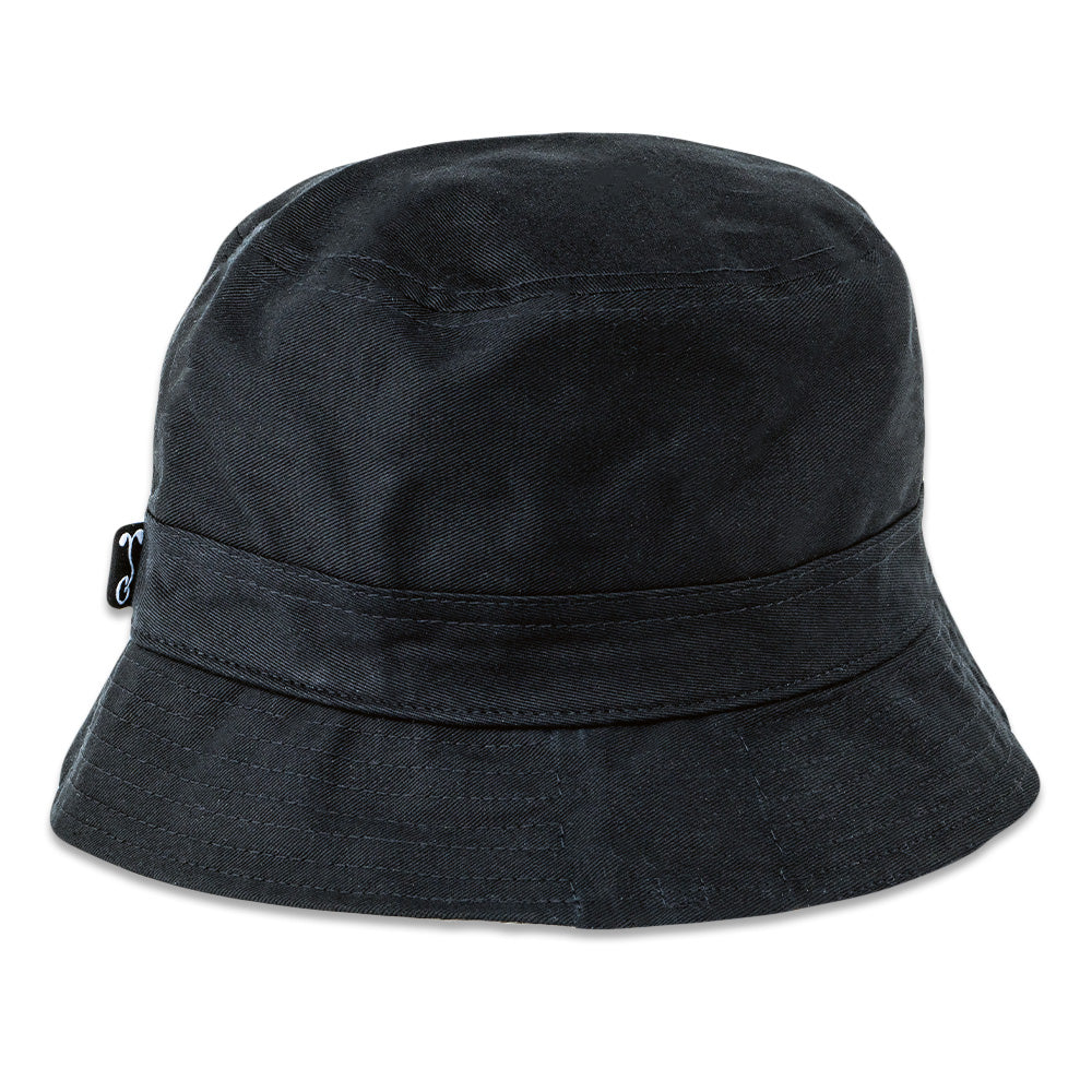 Touch of Class Black Gray Reversible Bucket Hat