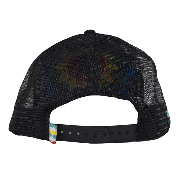 San Pedro Del Sol V3 Black Mesh Snapback Hat