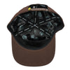Grassroots Paw Print Brown Unstructured Snapback Hat