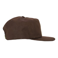 Grassroots Paw Print Brown Unstructured Snapback Hat