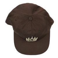 Grassroots Paw Print Brown Unstructured Snapback Hat