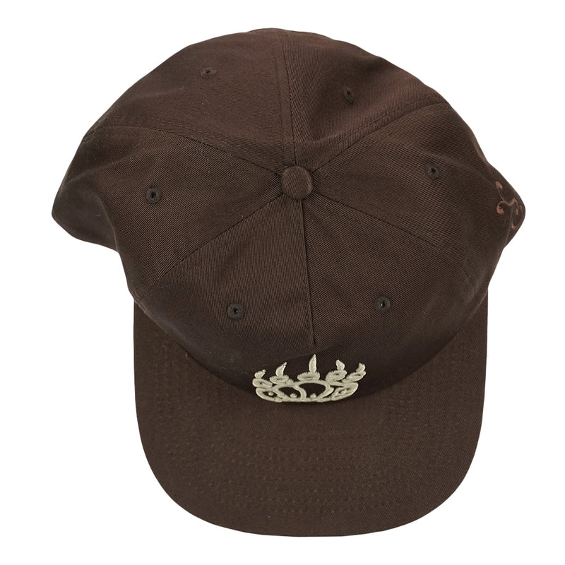 Grassroots Paw Print Brown Unstructured Snapback Hat
