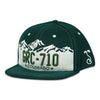 GRC 710 Native Plates Green Snapback Hat