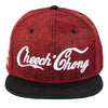 Cheech and Chong Red Script Fitted Hat