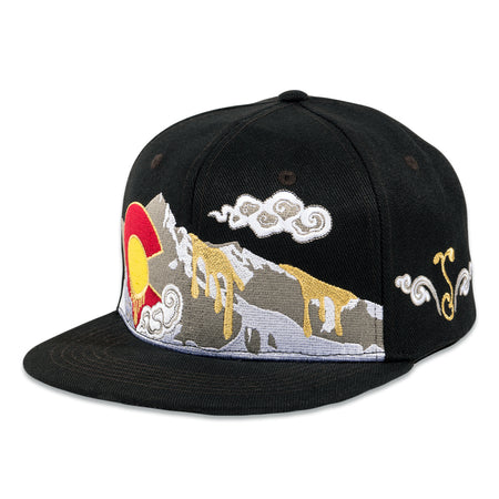 Chris Dyer Harmoneyes Blue Pattern Snapback Hat