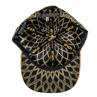 Lotus Sunrain Black Gold Snapback Hat