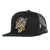 Stanley Mouse Easy Rider Never Summer Black Mesh Snapback Hat