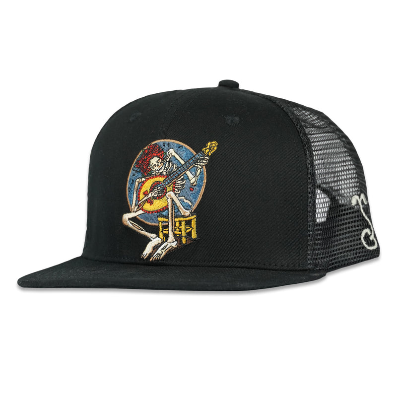Stanley Mouse Easy Rider Never Summer Black Mesh Snapback Hat