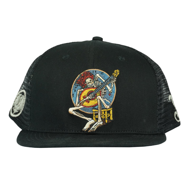 Stanley Mouse Easy Rider Never Summer Black Mesh Snapback Hat