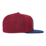 Vincent Gordon Cannarado Maroon Fitted Hat