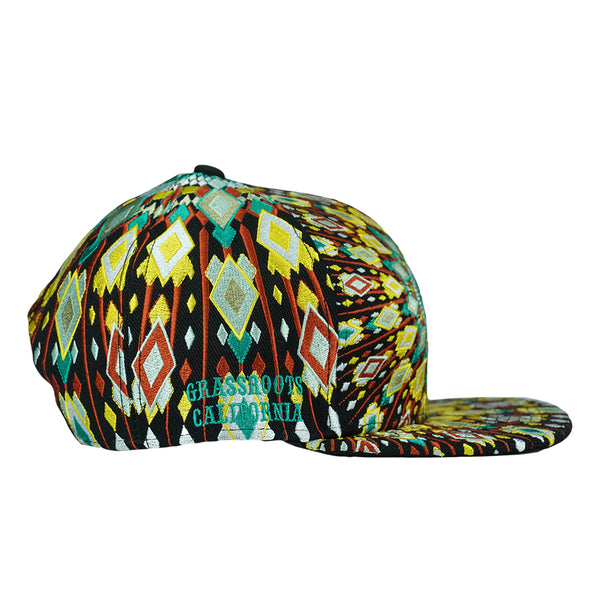 San Pedro Del Sol V3 Black Snapback Hat
