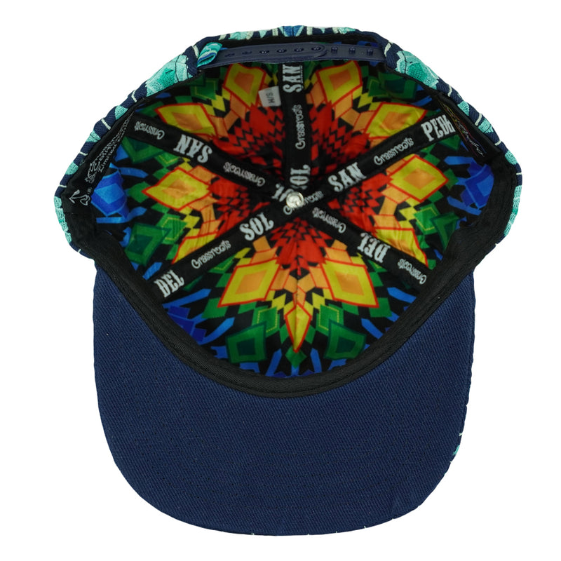 San Pedro Del Sol V3 Teal Snapback Hat