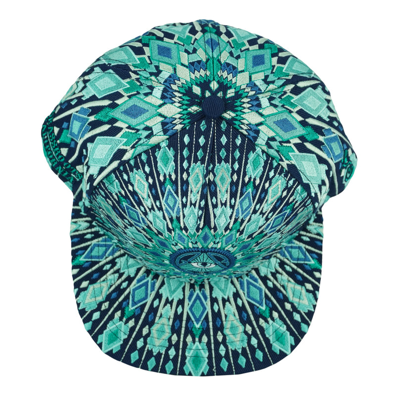 San Pedro Del Sol V3 Teal Snapback Hat