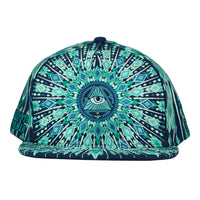 San Pedro Del Sol V3 Teal Snapback Hat