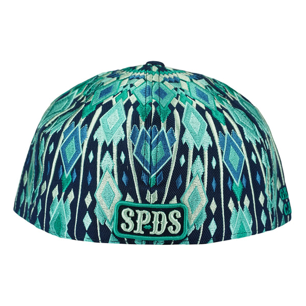 San Pedro Del Sol V3 Teal Fitted Hat