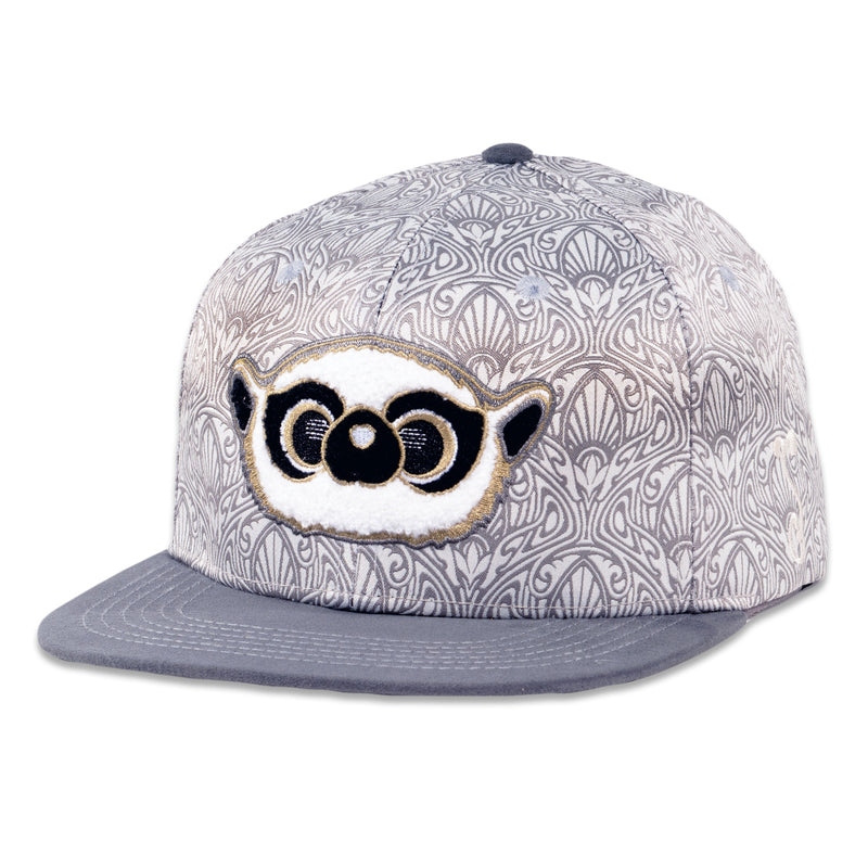 Mugwort Lemur Silver Snapback Hat
