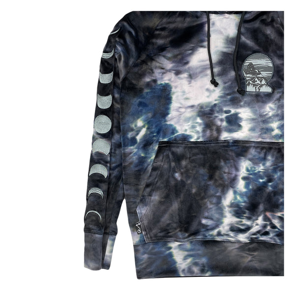 Equinox Howl Black Dye Velour Womens Pullover Hoodie