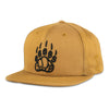 Grassroots Paw Print Tan Pro Fit Snapback Hat
