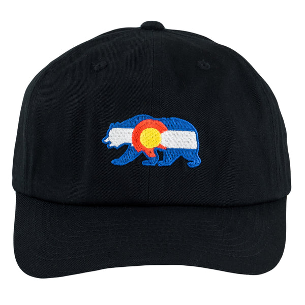 Colorado Bear Black Dad Hat