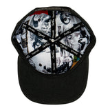 Cheech and Chong Black Script Snapback Hat