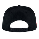 Cheech and Chong Black Script Snapback Hat