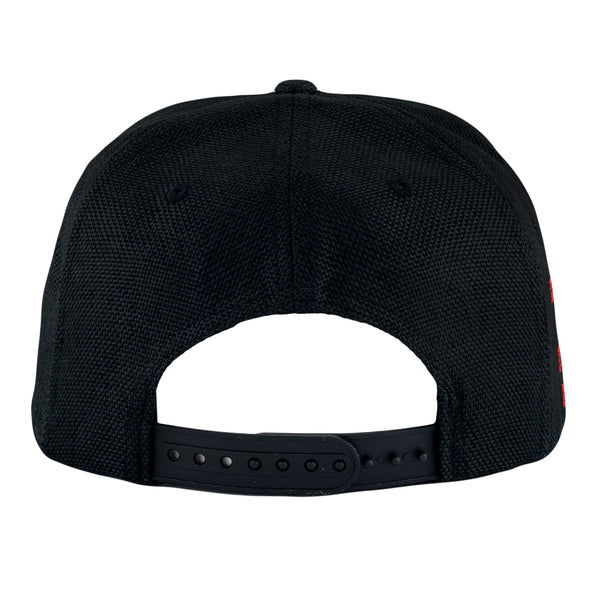Cheech and Chong Black Script Snapback Hat