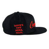 Cheech and Chong Black Script Snapback Hat