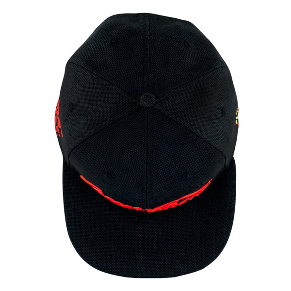Cheech and Chong Black Script Snapback Hat