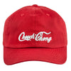 Cheech and Chong Script Red Dad Hat