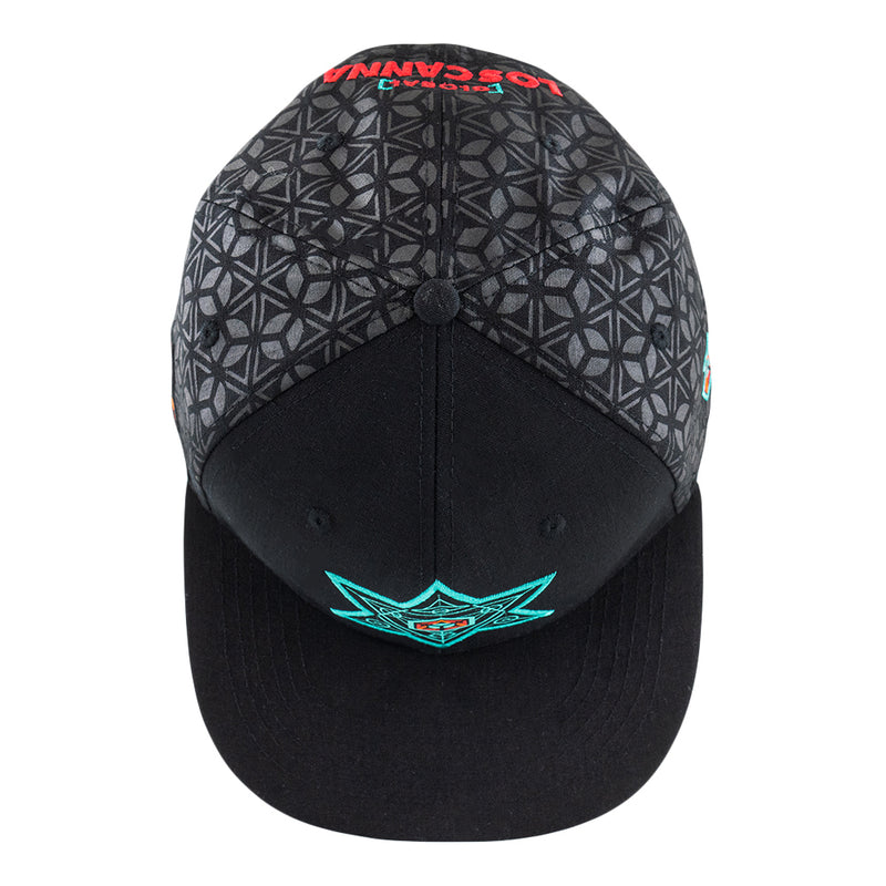 Los Canna Geo Black Snapback Hat
