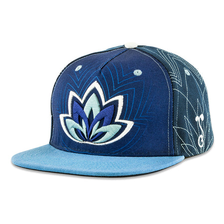 Chris Dyer Harmoneyes Blue Pattern Snapback Hat