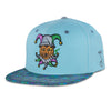 Jester Bear Blue Snapback Hat