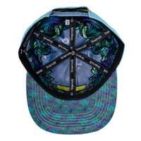 Jester Bear Blue Snapback Hat