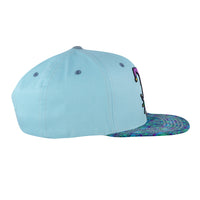 Jester Bear Blue Snapback Hat