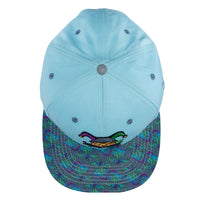 Jester Bear Blue Snapback Hat