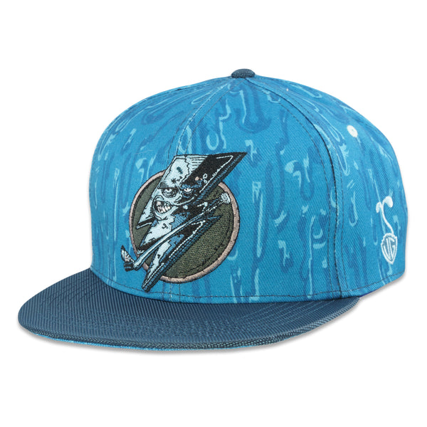 Vincent Gordon Ganja Bay Blue Fitted Hat