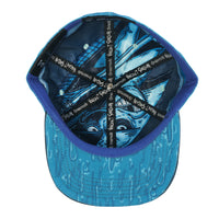 Vincent Gordon Ganja Bay Blue Fitted Hat