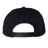 Golfroots Script Black Unstructured Snapback Hat