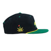 Kush Bear Black Unstructured Snapback Hat