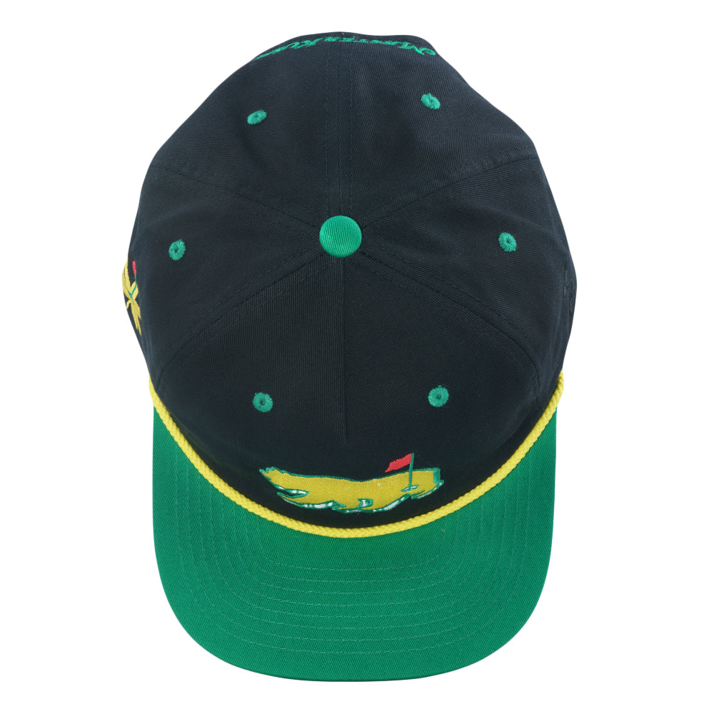 Kush Bear Black Unstructured Snapback Hat