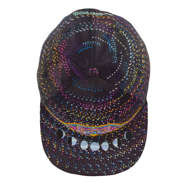Night Owl Rainbow Vortex Snapback Hat