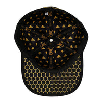 BeeSlick Molecule Black Fitted Hat