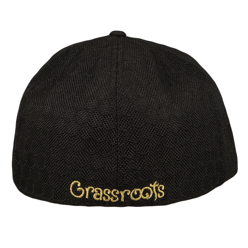 BeeSlick Molecule Black Fitted Hat