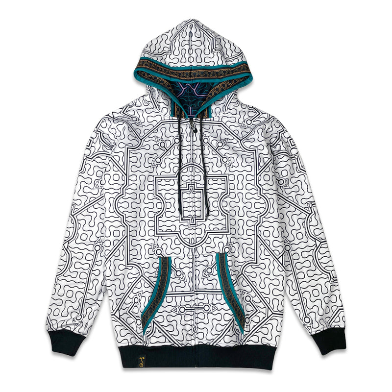 Shipibo Reversible Zip Up Hoodie